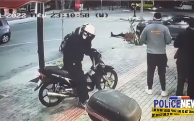 Βίντεο ΣΟΚ: Αστυνομικός της ΕΛ.ΑΣ. τρακάρει και πετάγεται 10 μέτρα στον αέρα