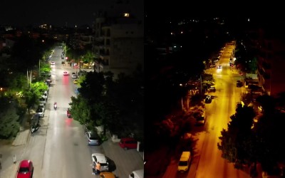 Φωτίστηκε η Θεσσαλονίκη – Δες τη διαφορά σε video