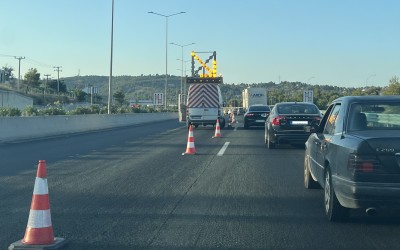 Κλείνουν λωρίδες στην εθνική οδό Αθηνών-Λαμίας: Δείτε πού