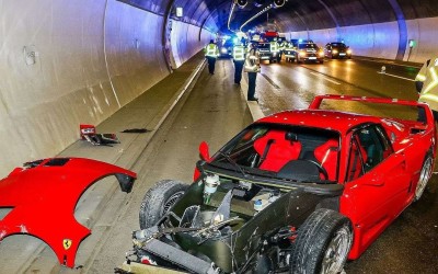 24χρονος καταστρέφει Ferrari F40 αξίας 3,2 εκατ. – Θα την παρέδιδε στον ιδιοκτήτη της