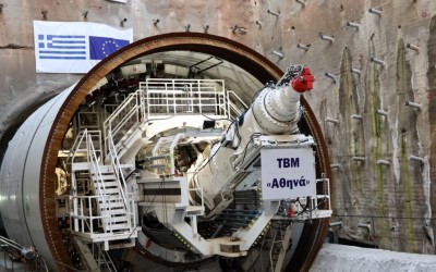 Αθηνά και Νίκη σκάβουν όλη την Αττική – Άνοιξαν σήραγγα 2.570 μέτρων 