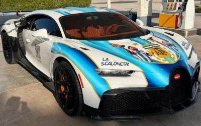 Influencer έντυσε Bugatti αξίας 4,5 εκατ. ευρώ με τον Μέσι