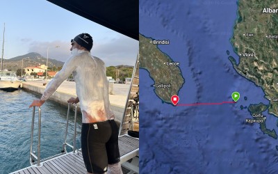 Άθλος από τον Έλληνα πρεσβευτή της CUPRA – Κολύμπησε για 31 ώρες και 50 λεπτά από την Ελλάδα στην Ιταλία