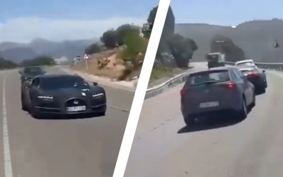 Οδηγός Volkswagen Polo τράκαρε από πίσω την πρωτότυπη Bugatti Tourbillon - Πώς θα το πει στην ασφαλιστική [video] 