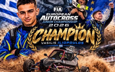 Πρωταθλητής Ευρώπης στο Autocross ο 15χρονος Έλληνας, Βασίλης Ηλιόπουλος