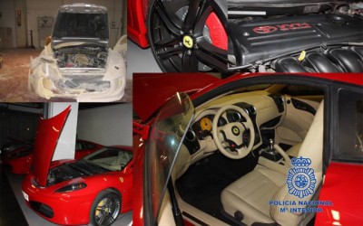 Ferrari «μαϊμού» κατέστρεψε η Ισπανική Αστυνομία


