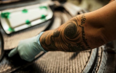Tattoo Pagani στο μπράτσο εργαζόμενου

