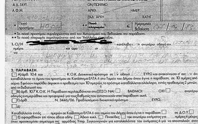 Κλήση σε 73χρονη πεζή από τροχονόμο στη Σαλαμίνα
