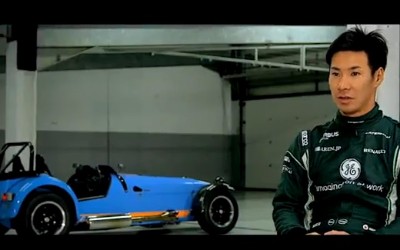 Ενθουσιασμός Kamui Kobayash για το Caterham Seven 620 R


