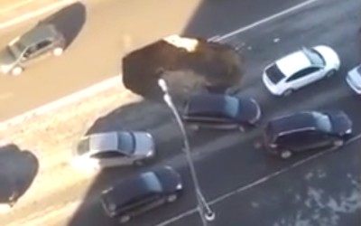 VIDEO: Θα ανοίξει η γης να σε καταπιεί…