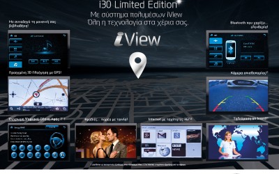 Hyundai i30 Limited Edition με σύστημα iView