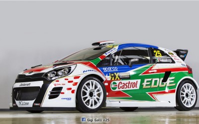 Ο Gigi Galli με Kia Rio στο World Rallycross