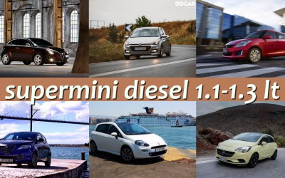 ΔΟΚΙΜΗ: 6 Supermini Diesel 1.1 έως 1.3 λίτρα