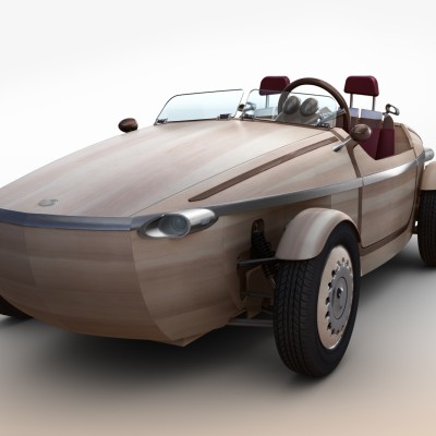 Toyota Setsuna concept από ξύλο