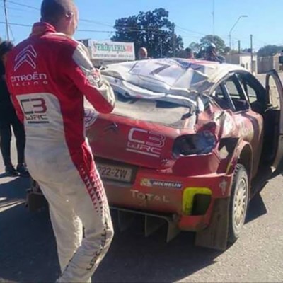 Η εντυπωσιακή τούμπα του Meeke στην Αργεντινή (vid)