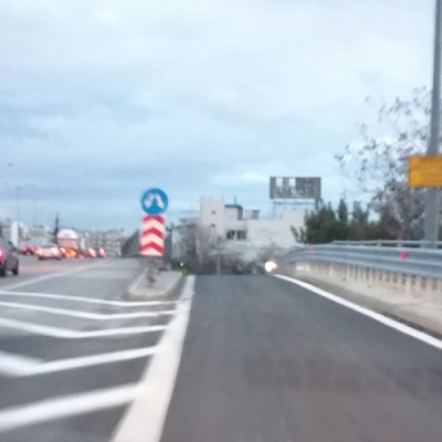 Κυκλοφοριακές ρυθμίσεις στην είσοδο της Εθνικής