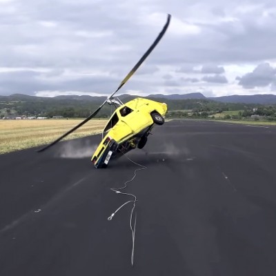 Έκπληξη! Τα αυτοκίνητα δεν πετάνε! (video)