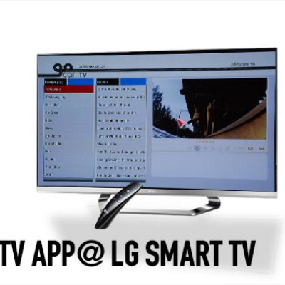 Τα video του Gocar στις τηλεοράσεις της LG