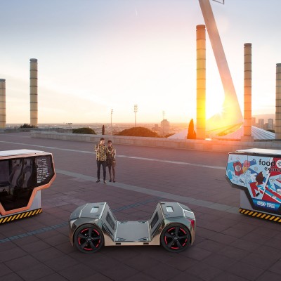 Από επιβατικό σε όχημα παράδοσης πίτσας σ’ ένα λεπτό! (vid)