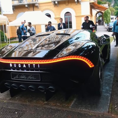 Η “εξωγήινη” Bugatti La Voiture Noire συστήνεται με τον πλανήτη Γη (video)