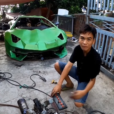 Lamborghini Aventador Replica από... χαρτόνι! [Video]