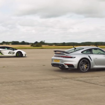“Φονική” τριάδα: Lambo Aventador SVJ, Ferrari 812 Superfast και Porsche 911 Turbo S (Video)