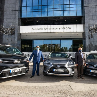 Τελετή Παράδοσης Στόλου οχημάτων Toyota στην Ελληνική Ολυμπιακή Επιτροπή