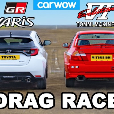 Homologation Special Drag Race: Toyota GR Yaris vs Mitsubishi EVO VI TM [Video]