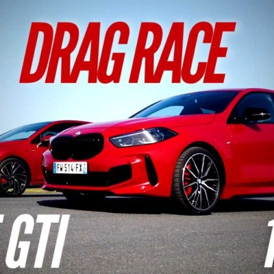 FWD Drag Race made in Germany: BMW 128ti vs VW Golf GTI [Video]