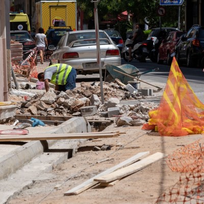 Επένδυση ύψους 24 εκατ. Ευρώ για νέα πεζοδρόμια στην Αθήνα