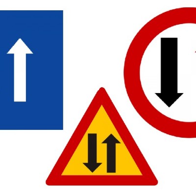 Δρόμος διπλής κατεύθυνσης - Ξέρεις τι δείχνει η κάθε πινακίδα;