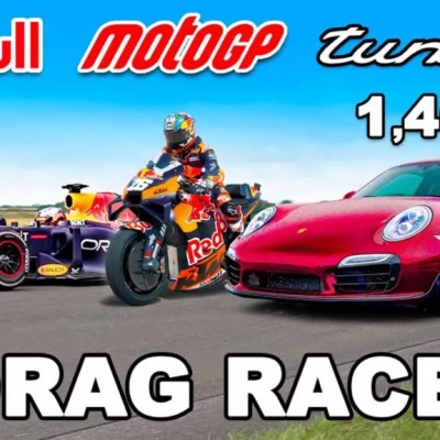 Κόντρα κορυφής: Porsche 911 Turbo 1.400 PS εναντίον F1 και MotoGP [video]