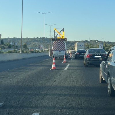 Εθνική Οδός Αθηνών-Λαμίας: Κλείνουν λωρίδες από σήμερα στο ύψος Αφιδνών