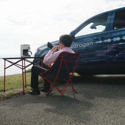 To Honda CR-V υδρογόνου φτιάχνει και καφέ [video]