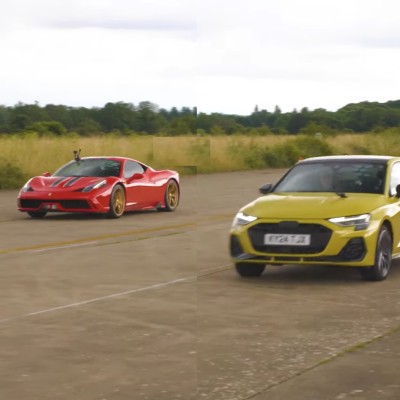 Κόντρα: Το νέο Audi S3 τα βάζει με Ferrari 458 Speciale;