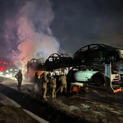 Η «χελώνα» της Πυροσβεστικής - Καλείται να σβήσει τη φωτιά στα ηλεκτρικά