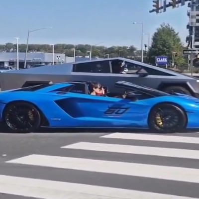 Κόντρα 30 sec στέλνει τους οδηγούς 1 χρόνο φυλακή - Aventador Roadster vs Cybertruck