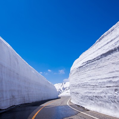 Τα τείχη από χιόνι – Κανείς δεν περνά από αυτό τον δρόμο το χειμώνα