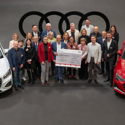 Η Audi και οι υπάλληλοί της δωρίζουν 850.000 ευρώ σε φιλανθρωπικό σκοπό