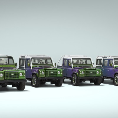 O πιο πιστός πελάτης της Land Rover – Παρήγγειλε τέσσερα Defender που αλλάζουν χρώμα