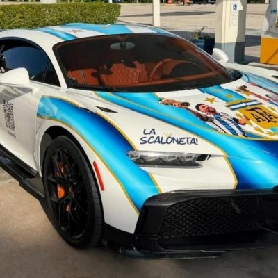 Influencer έντυσε Bugatti αξίας 4,5 εκατ. ευρώ με τον Μέσι
