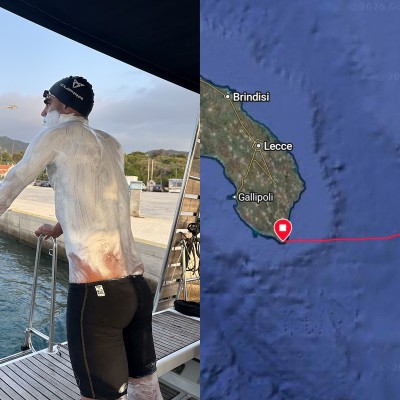 Άθλος από τον Έλληνα πρεσβευτή της CUPRA – Κολύμπησε για 31 ώρες και 50 λεπτά από την Ελλάδα στην Ιταλία