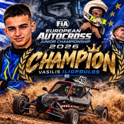 Πρωταθλητής Ευρώπης στο Autocross ο 15χρονος Έλληνας, Βασίλης Ηλιόπουλος