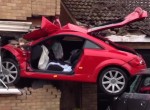 Car crashes into home near Lowestoft