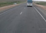 Accident in Russian Motorway