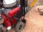 CHAINSAW WITH V8 ENGINE