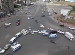Addis Ababa traffic at Meskel_Square