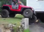Jeep Wrangler weird off-roading