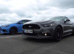 Ford Mustang vs Focus RS Top Gear Drag Races