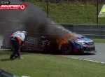 24 hours Nurburgring 2017 Subaru fire